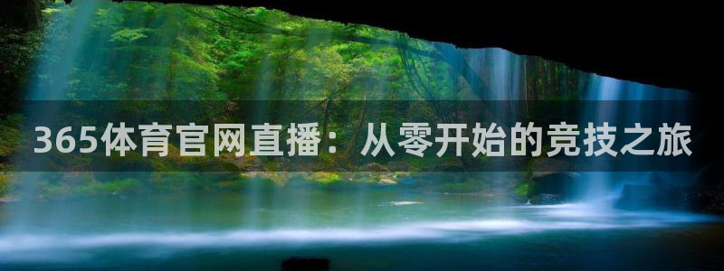 蜘蛛直播回放在哪看：365体育官网直播：从零开始的竞技之旅