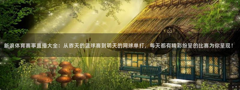 蜘蛛直播网址：新浪体育赛事直播大全：从昨天的篮球赛到明天的网球单打，每天都有精彩纷呈的比赛为你呈现！
